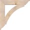 Ekena Millwork Thorton Traditional Smooth Bracket, Douglas Fir, 5 1/2"W x 36"D x 36"H BKT06X36X36THR01SDF - alternate 2